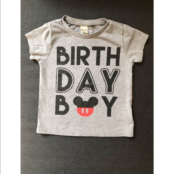 mickey mouse my first birthday shirt